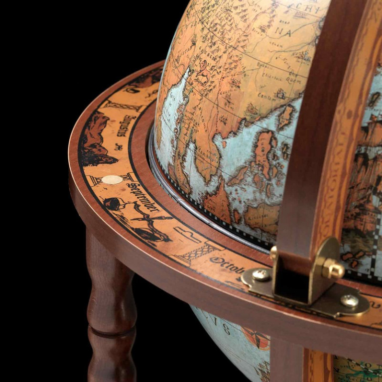 Floor globe bár "Minerva Blue Ocean"